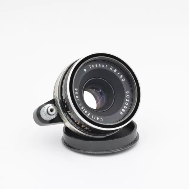 Carl Zeiss Jena Tessar 50mm f2,8 Normalobjektiv mit Exa/Exakta Bajonett