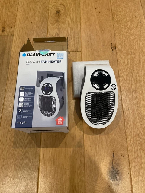 BLAUPUNKT PLUG IN Heater 500W LED Display 2 Fan Speed Electric Portable  Heater £29.99 - PicClick UK