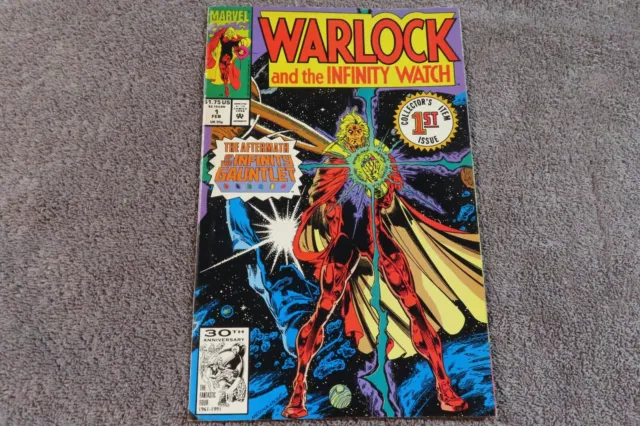 1992 MARVEL Comics WARLOCK and the INFINITY WATCH #1 Key Premiere Issue - FN/VF