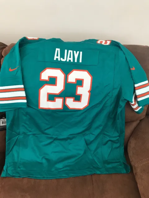 Nike Jay Ajayi #23 Miami Dolphins Throwback Football Jersey NWT Size 3XL  Men