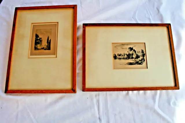 Islington Interest - Pair of 1819 Lithographic prints depicting Canonbury