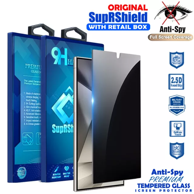 For Samsung Galaxy S24 Ultra S23 FE A05S A15 A25 Privacy Glass Screen Protector