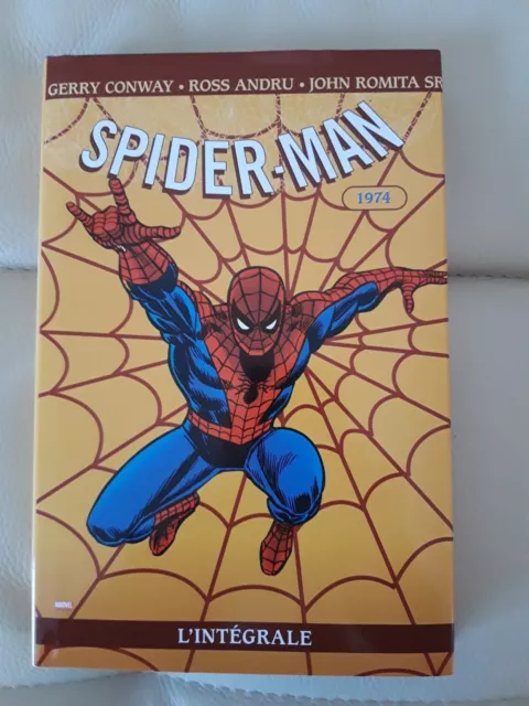 Integrale marvel spiderman 1974 EO de 2007 comme neuve !