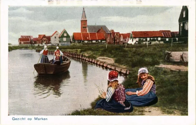 CPA AK Gezicht op MARKEN NETHERLANDS (603994)