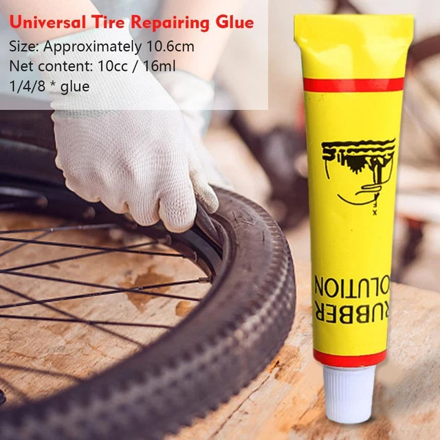 RUBBER SOLUTION CEMENT Puncture Glue Repair Bike Tyre Bicycle Hole FAST