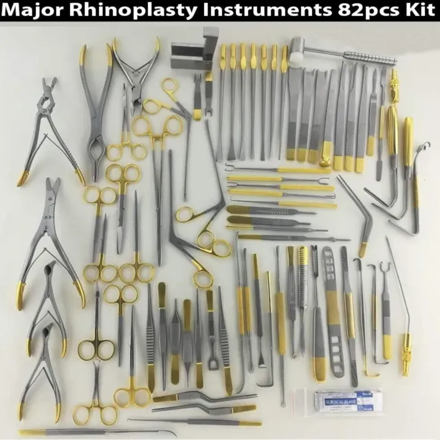 Juego de instrumentos para rinoplastia mayor de 82 piezas, instrumentos...
