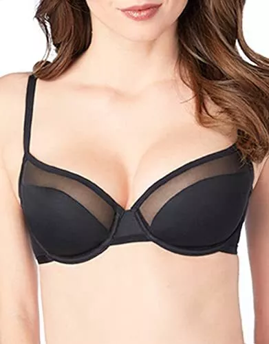 Le Mystere Shine and Sheer Unlined Demi Bra 4458 4458 2