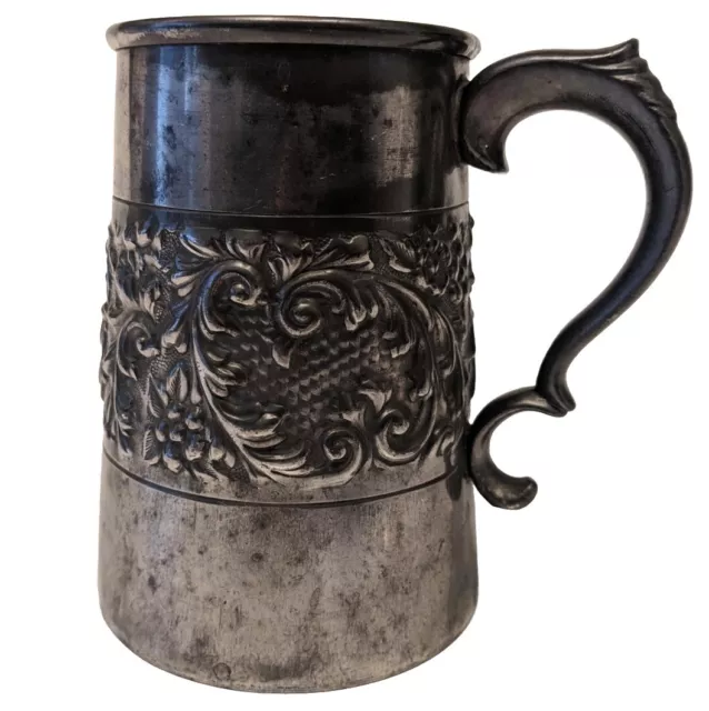 Vintage Pewter Pint Tankard Angert Collectable Beer Antique Gift Dad Men Bar Cup