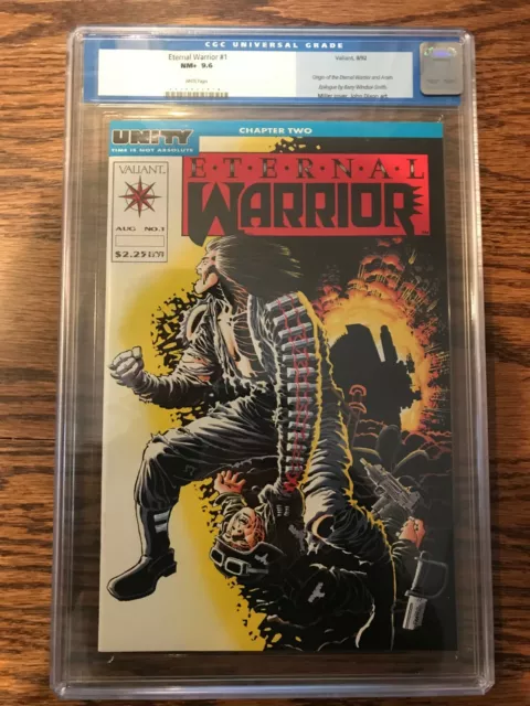 Eternal Warrior #1 - Valiant Comic Book - 1992 - CGC Graded NM+ 9.6