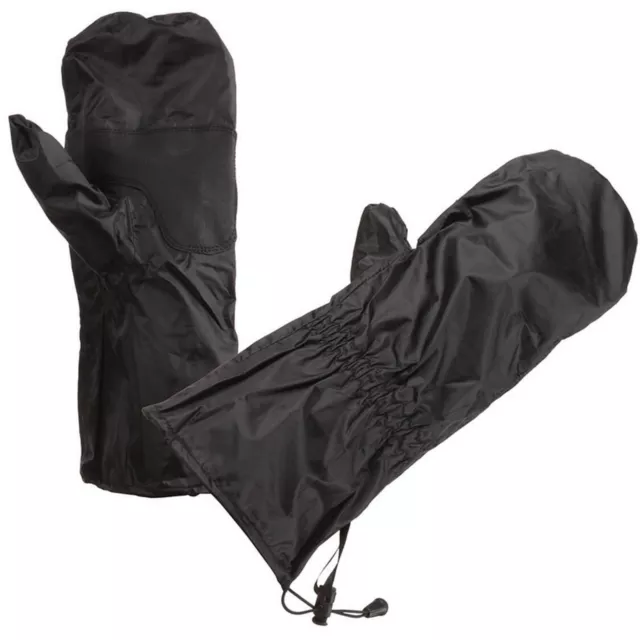 Modeka Regenhandschuhe schwarz wasser- und winddicht