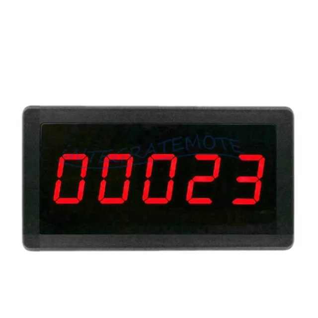 DC12-24V RS5135 0.56" Red 5-Digit totalizing type Counter Meter Panel 0-99999