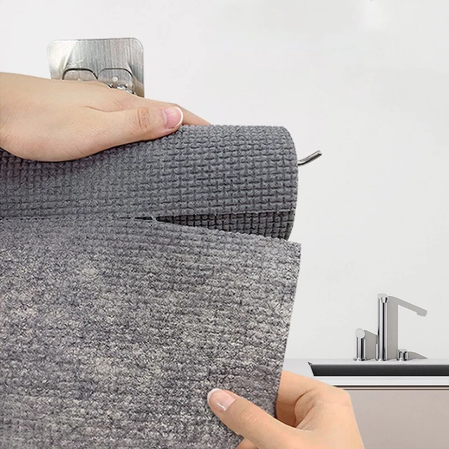 Kitchen Wear Resistant Towel Brush Kitchen Brush Cloth Dishwashing Pot Cloth J2