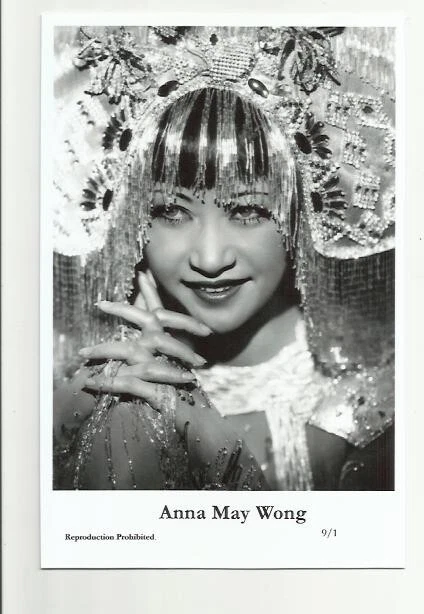 (Bx30) Anna May Wong Swiftsure Photo Postcard (9/1) Filmstar Pin Up Glamor