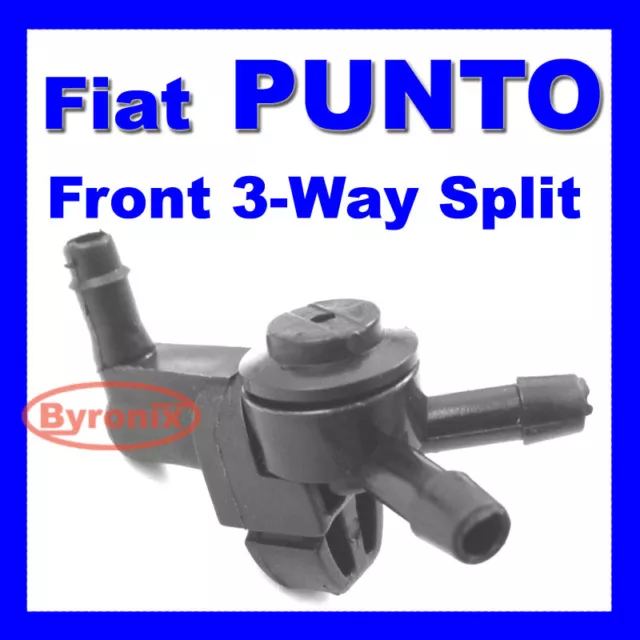 Fiat Punto Mk1 Mk2 Lave-Brise Lave-Jet Valve 3 Voies Séparateur De Tuyau Avant