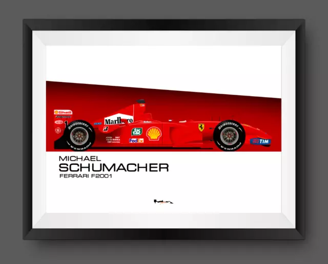 Michael Schumacher Ferrari F2001 Stampa F1 - Scuderia GP