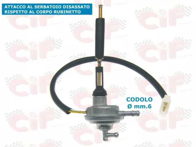 Rubinetto Benzina Peugeot Vivacity 50 Dal 1999 Al 2002