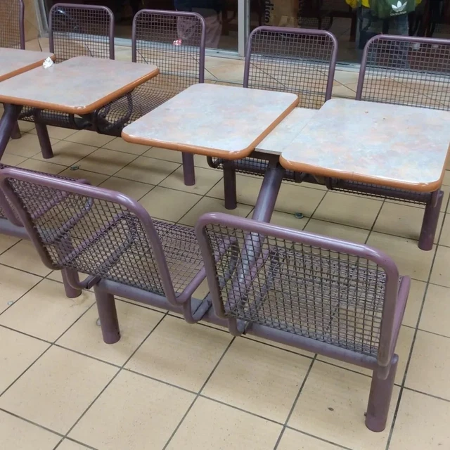 vintage Hauser restaurant table chair set