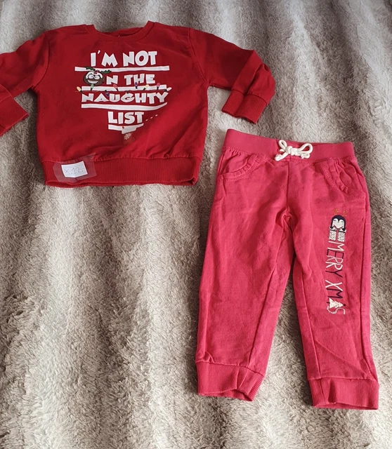 bundle joblot christmas clothes size 2-3 years jumper top trousers bottoms