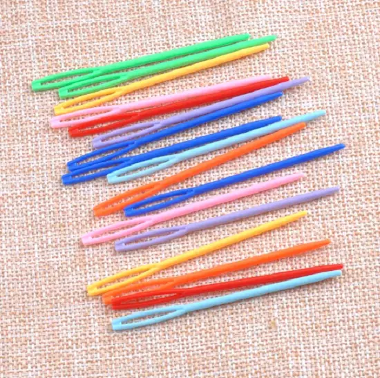 9cm XL  Wool Plastic Hand Sewing Needles Large Eye EmbroideryTapestry Craft