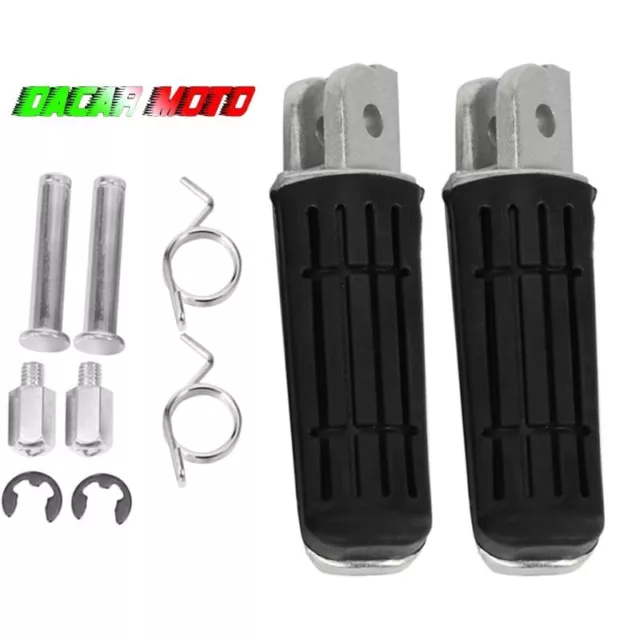 Coppia Poggiapiedi Pedalini Footpegs Pilota Yamaha Mt-03 660 2008 2009  1099