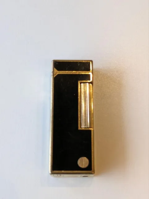 Dunhill Rollagas Lighter Gold Plated No Box Good 80