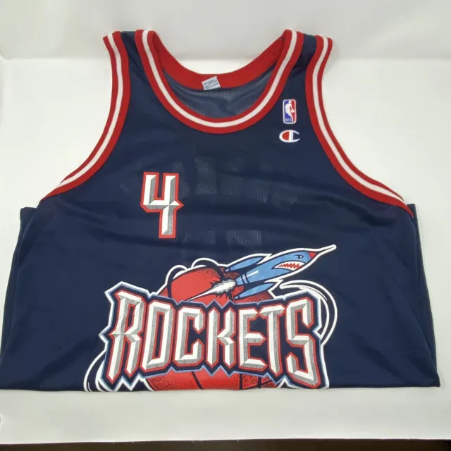 Vassilis Spanoulis Houston Rockets NBA Basketball Shirt Jersey Camiseta  Champion