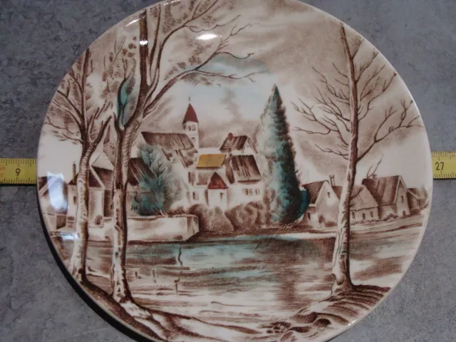 lot de 3 petites assiettes plates Dream town Johnson Bros: 16,3 cm