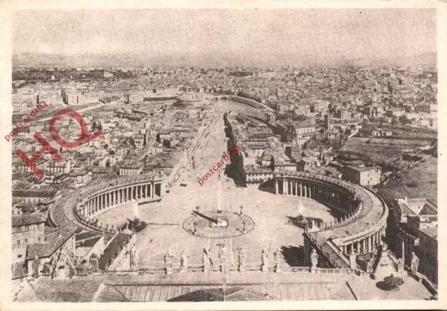 Picture Postcard- Rome, Roma, Veduta Dalla Cupola Di S. Pietro