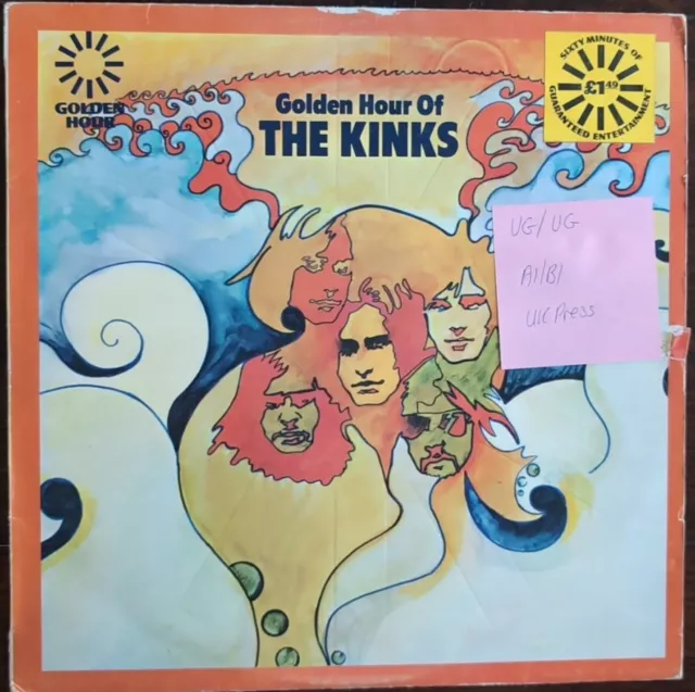 The Kinks Golden Hour Of Vinyl Record VG/VG GH501 1968 1st Press