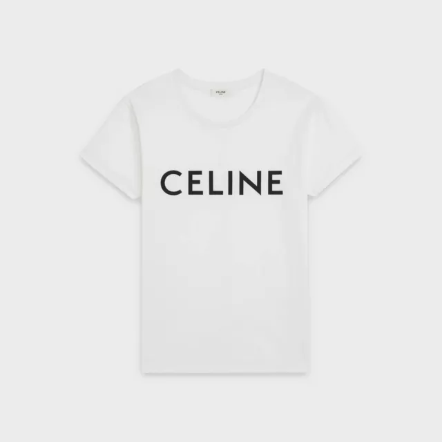 Tshirt Celine Paris Bianca Uomo Unisex Collezione Estiva