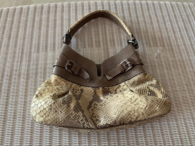 Sac à Bandoulière FRANCESCO BIASIA En Cuir Véritable Noir - Occasion Parfait état - Avec Poches