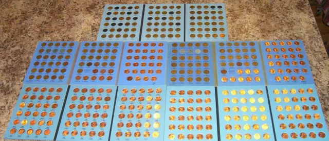 Wheat penny Collection 1909 vdb 2022 lincoln steel cents p d s bu memorial Set's