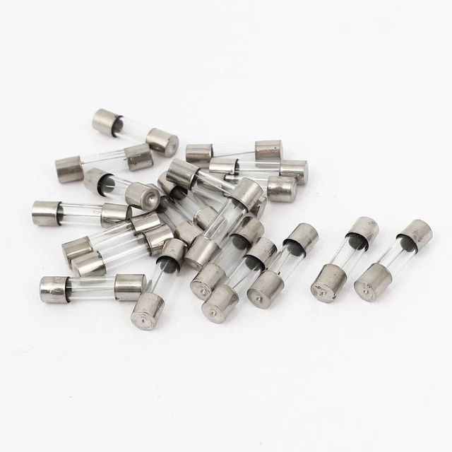 AC 250V 7A Fusion Rapide Effet Tube Verre Fusibles 5mm X 20mm 20 Pcs