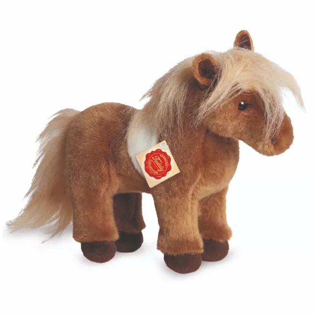 Teddy Hermann Shetlandpony Pferd 25 cm 90258 Kuscheltier Plüschtier Stofftier