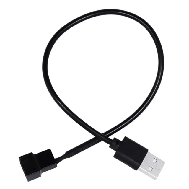 USB to Molex- 4 Pin for Case Fan Cable Power Adapter Connector Cord 30CM/11.8in