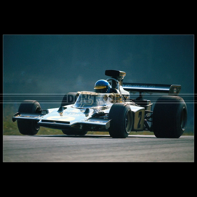 Photo Vintage F1 1975 Monaco : Emerson Fittipaldi Et Ronnie Peterson, Tirage Original