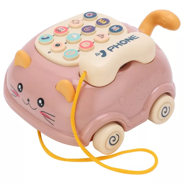 Kids Cute Mobile Phone Toy 16 Different Functions Children Simulation Cat Ph