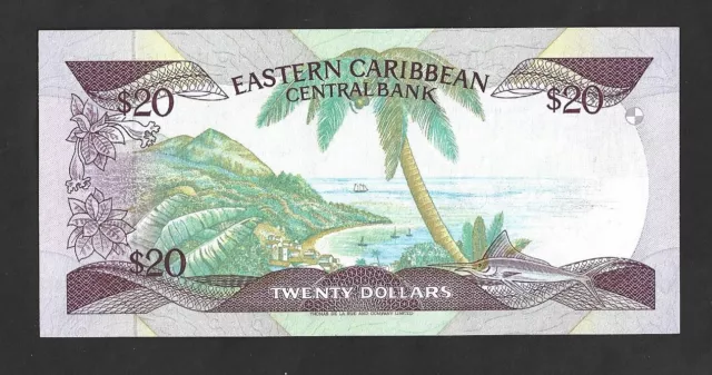 Billets " Iles Caraibes " Eastern Caribbean central Bank  - Année 1985/93 - Lot. 2