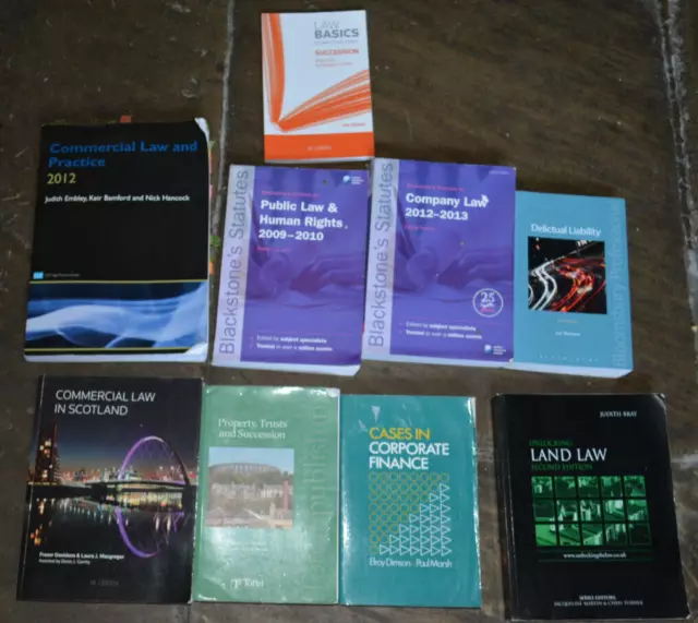 9 Law Basics Commercial Land Corporate Public Finance Text Books Cases Materials