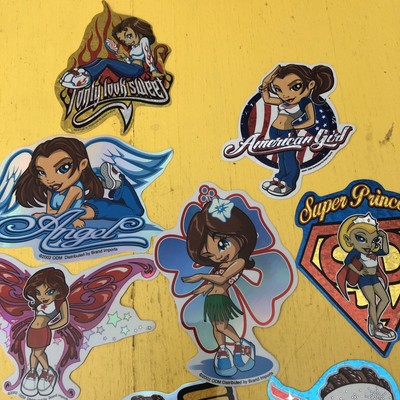 Y2K GIRLS ODM Vintage Vending Machine Stickers Brand Imports 2001-02
