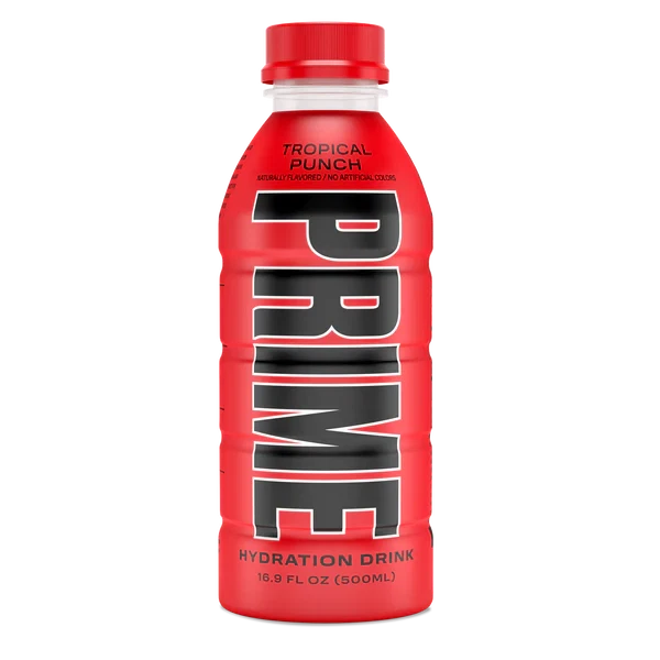 PRIME HYDRATION SPORTS Drink By KSI and Logan Paul Red Tropical Punch