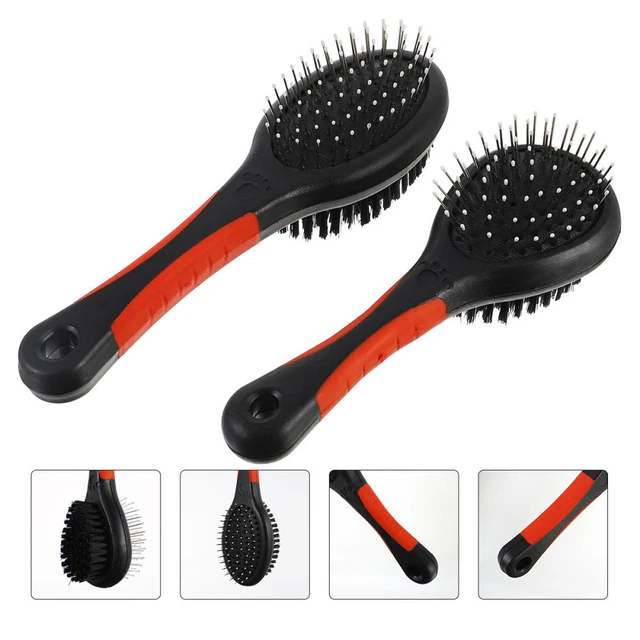 2 pz pettine massaggio toelettatura animali domestici cane gatto depilatore bellezza