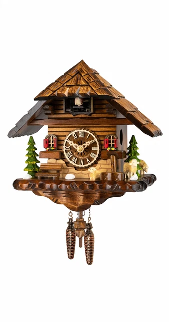 Orologio Cucu Orologio A Cucù In Legno Foresta Nera Engstler: Tetto In