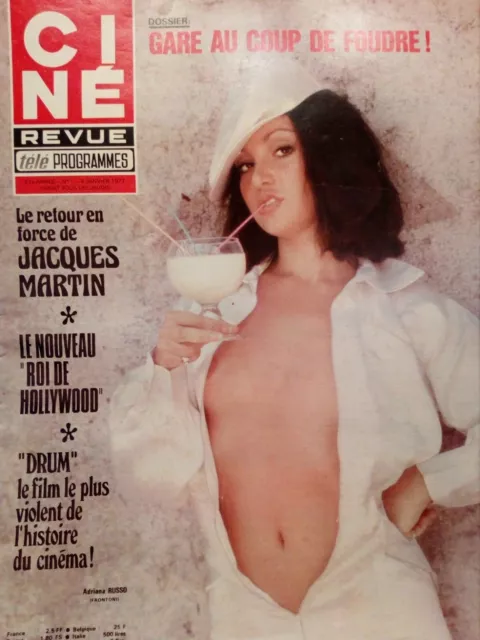 Revistas / Revista / Ciné Revue 57ª Annee N°1 06 De Enero De 1977