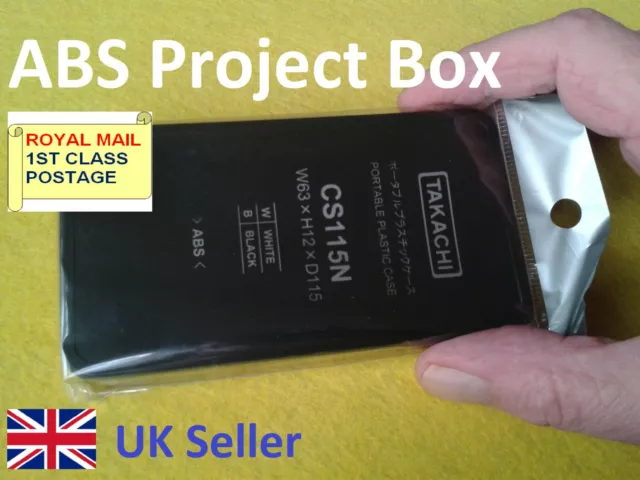 115mm x 63mm Electronic Project Box ABS Enclosure Plastic Case  funbase UK  80-0