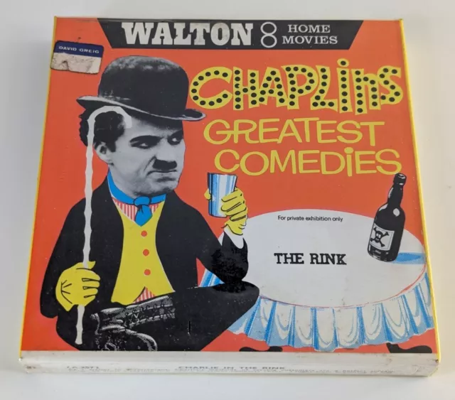 Charlie Chaplin The Rink Greatest Comedies 8mm Film Reel Walton Unopened Sealed