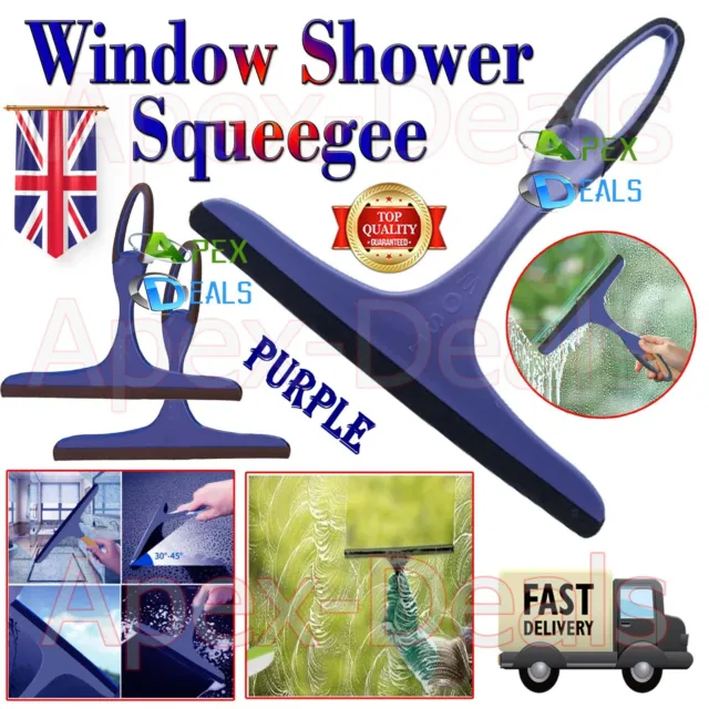 Window Shower Glass Wiper Soap Cleaner Squeegee Home Bathroom Mirror Car Blade