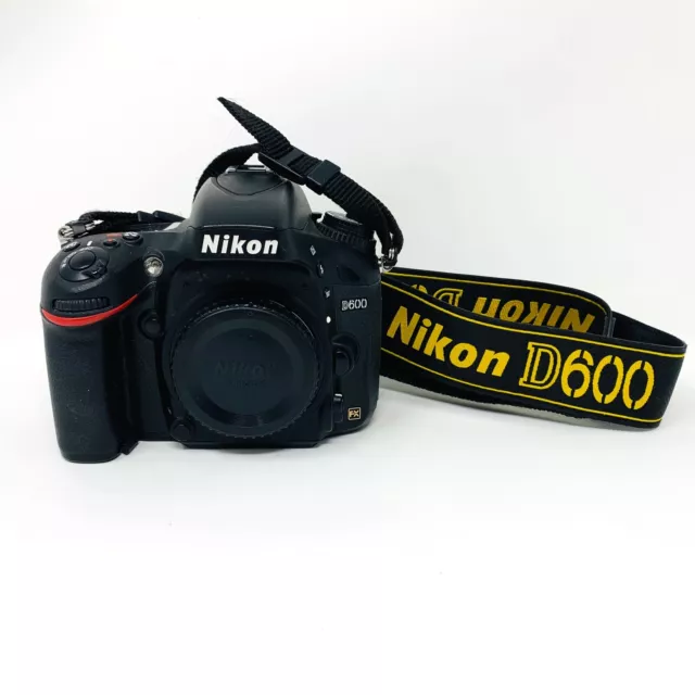 Nikon D D600 24.3MP Digital SLR Camera - Black (Body Only)