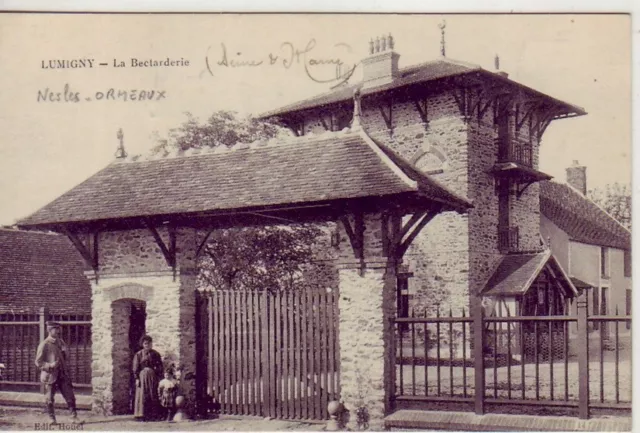 CPA 77 near Provins Fontenay-Trésigny LUMIGNY NESLES ORMEAUX La Bectarderie 1917