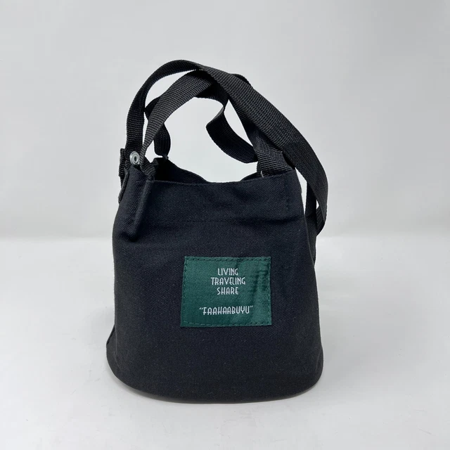 Living Traveling Share Women's Mini Canvas Tote Bag Convertible Crossbody NEW 6